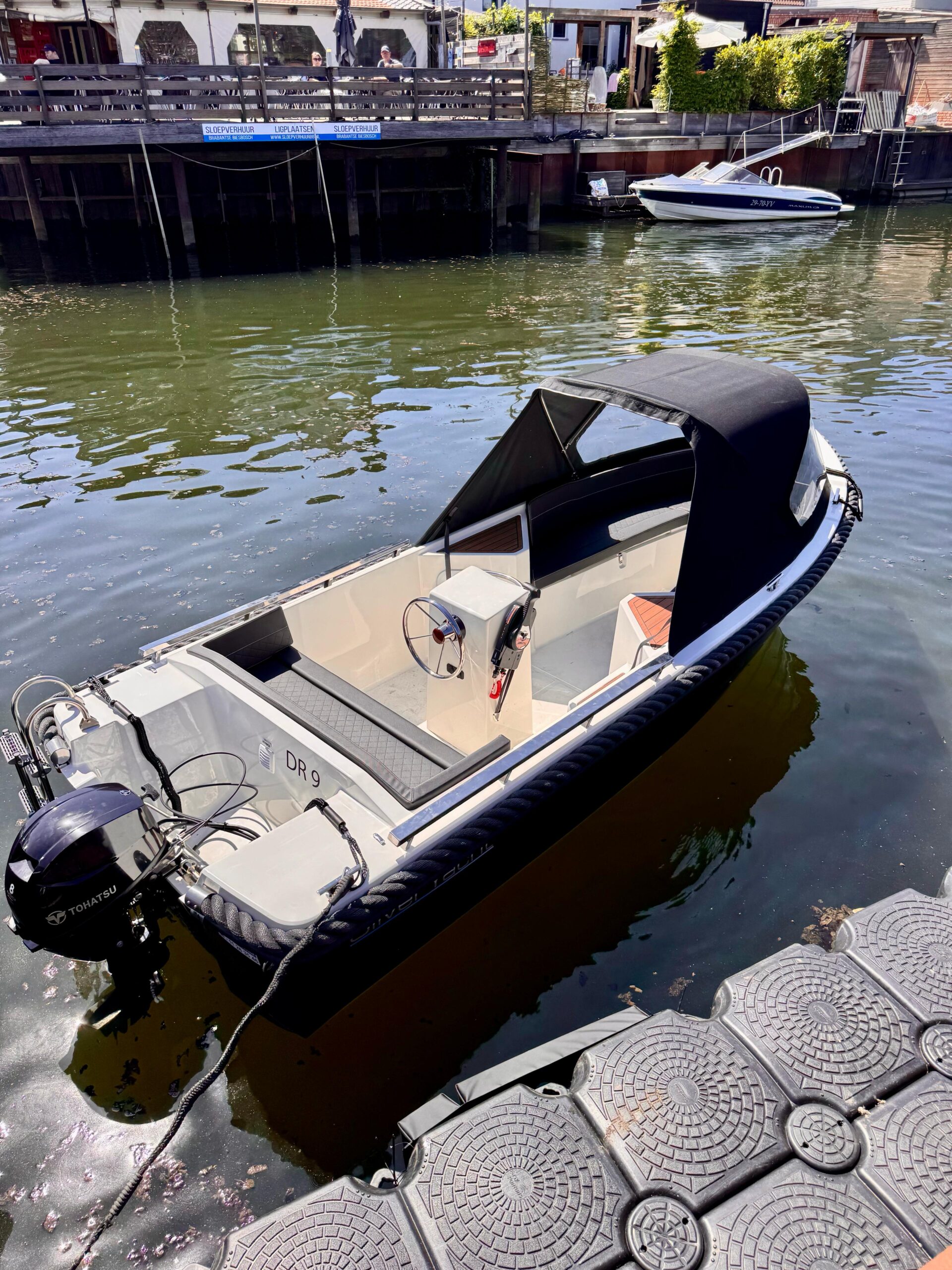 Silveryacht 495 Chique van Sloepverhuur Brabantse Biesbosch in Lage Zwaluwe